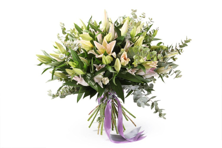 Букет с лилиями Шарм и Шик