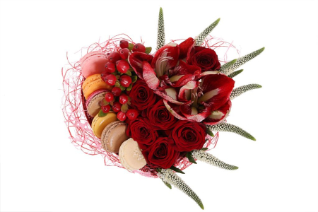 Букет Лучи заката в коробке