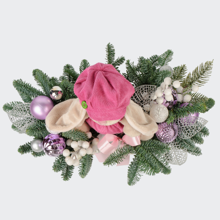 Композиция Зимний зайчик