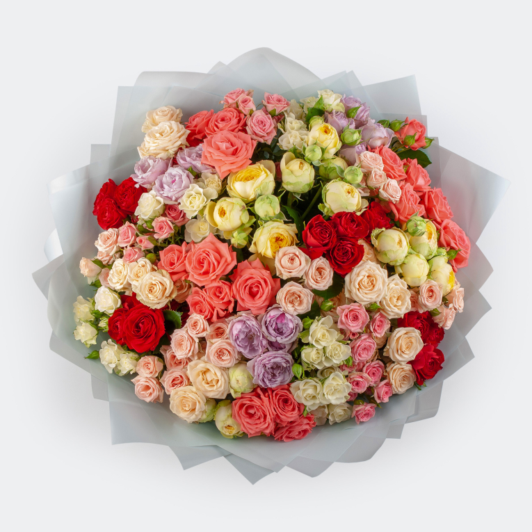 Букет из 35 роз Палитра чувств