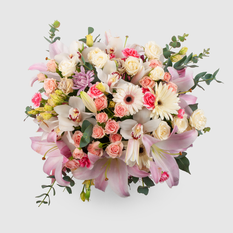 Букет в коробке Праздник сердца