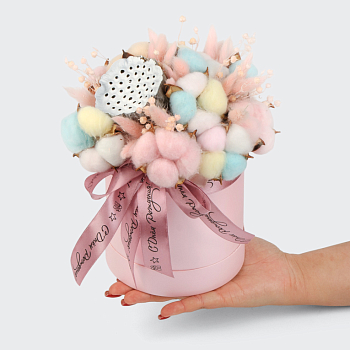 Цветы в коробке Разноцветные сны