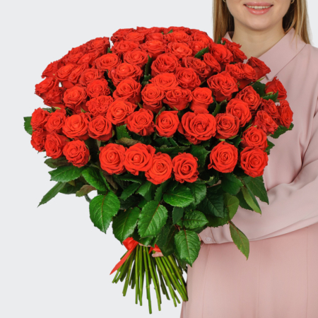 Букет из 75 розы Эль Торо