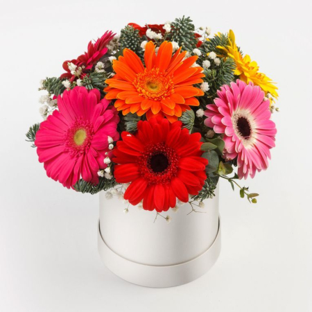 Букет в коробке Звездный фейерверк