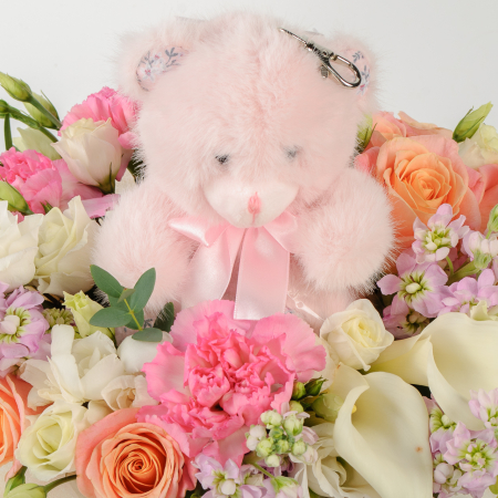 Букет в коробке Мягкое счастье