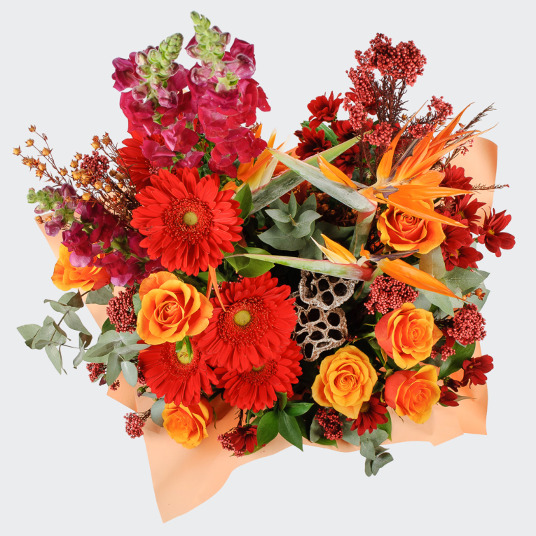 Букет в шляпной коробке Экватор