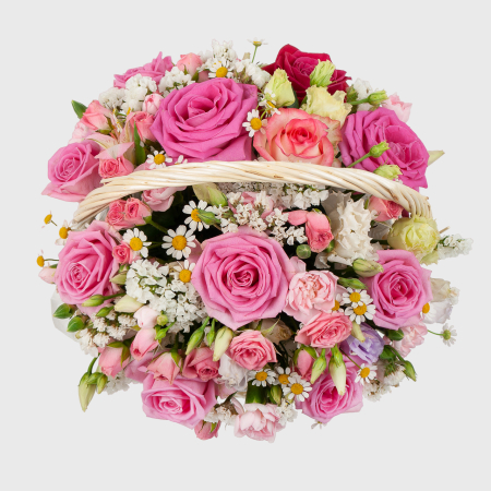 Букет в корзине Чудесная страна