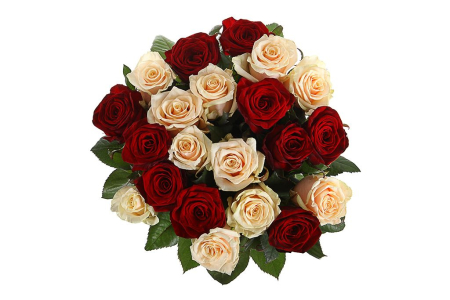 Букет 21 роза микс