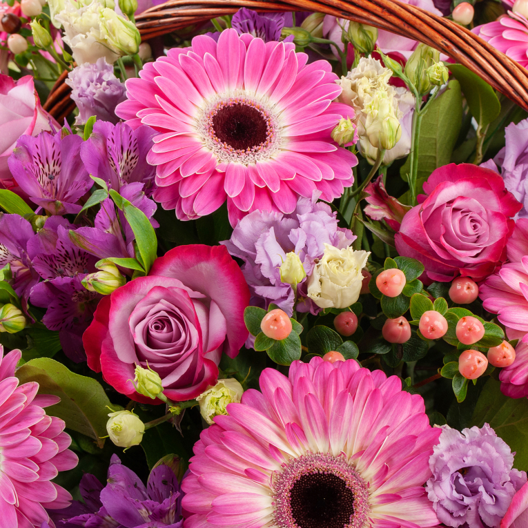 Букет в корзине Летний шепот