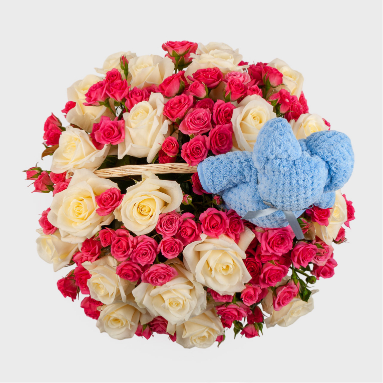 Композиция в корзине Сказочный миг