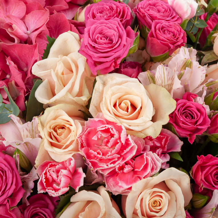 Букет Бархатный румянец