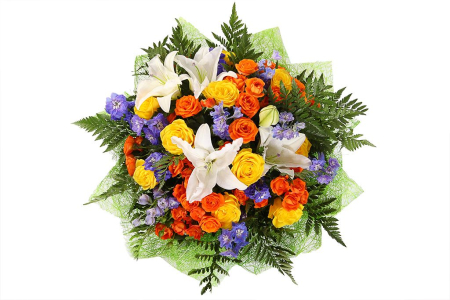 Букет с лилиями Долгий уик-энд