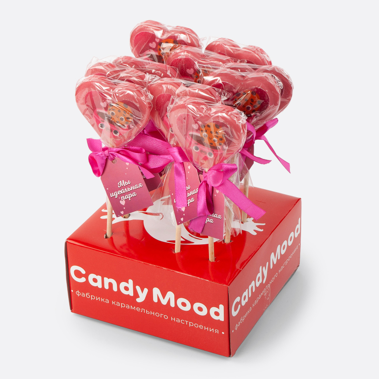 Леденец на палочке «Мы идеальная пара»