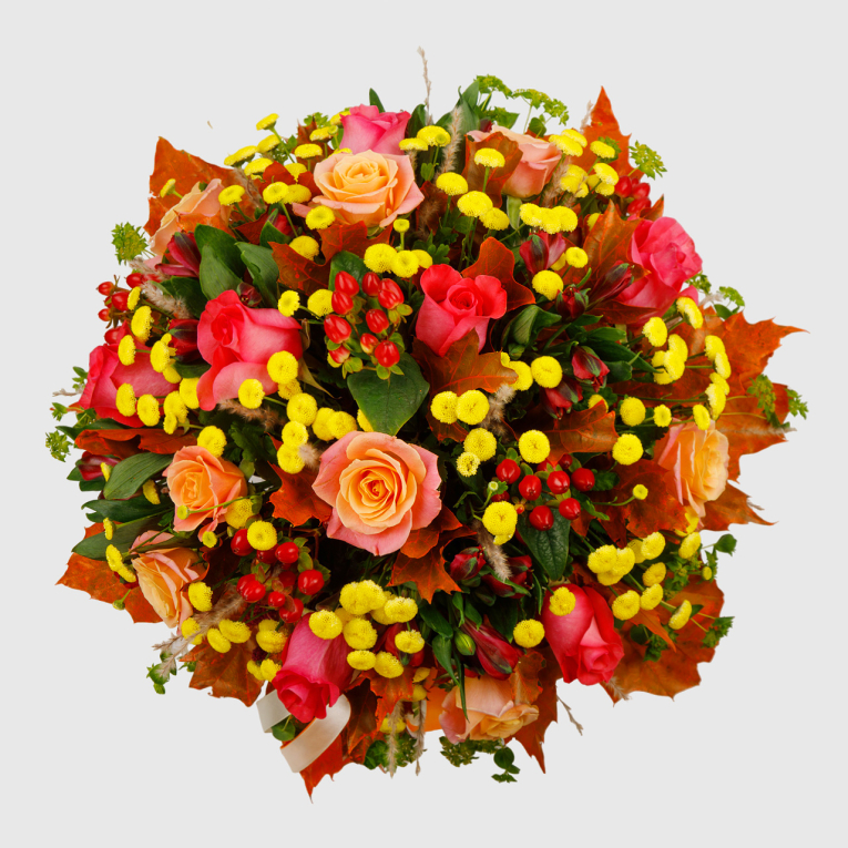 Букет в коробке Вспышка чувств