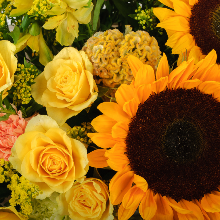 Букет в корзине Летние посиделки