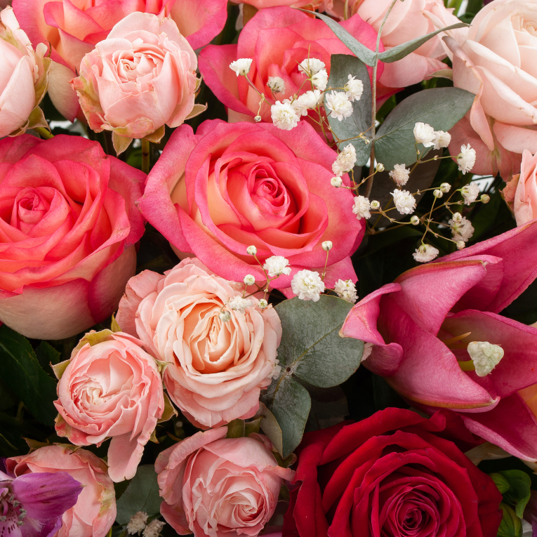 Букет в корзине Сияние чувств