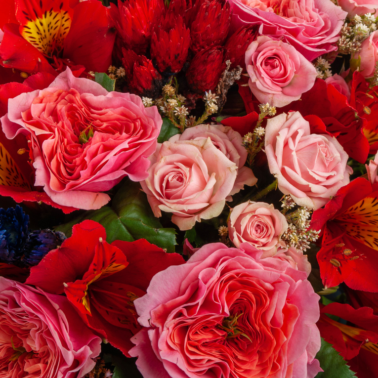 Букет Жаркие поцелуи