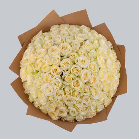 Букет из 101 розы в крафте Мелодия любви