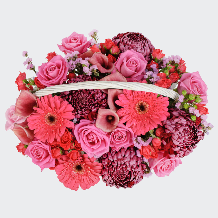 Букет в корзине Изысканное удовольствие