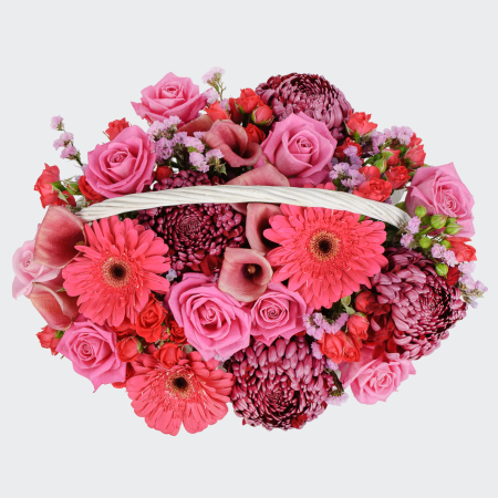 Букет в корзине Изысканное удовольствие