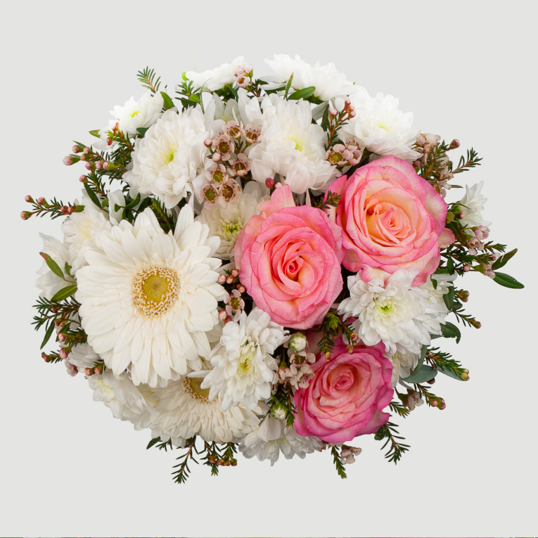 Композиция в кашпо Облака на рассвете