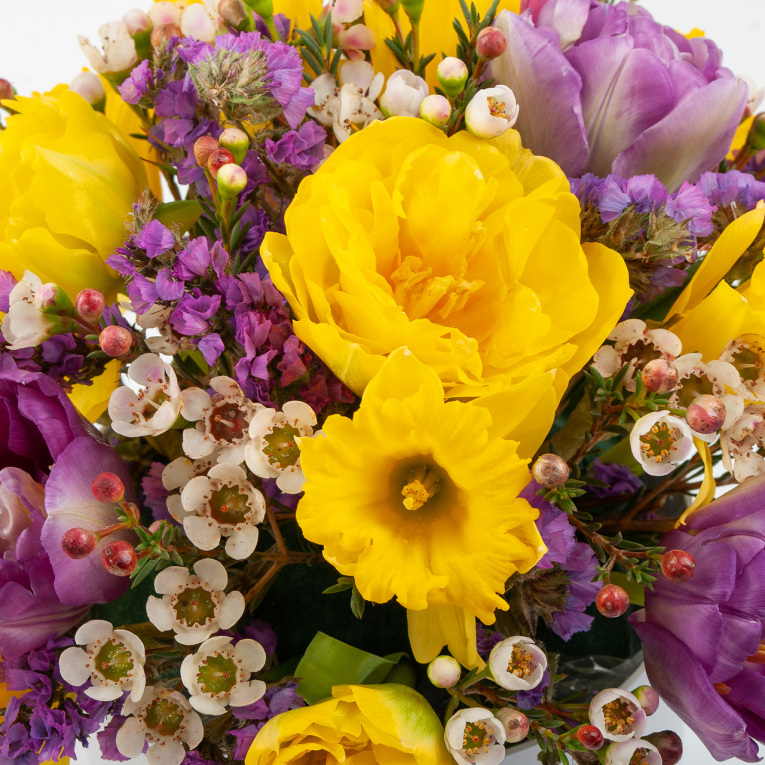 Букет в коробке Альпийские луга