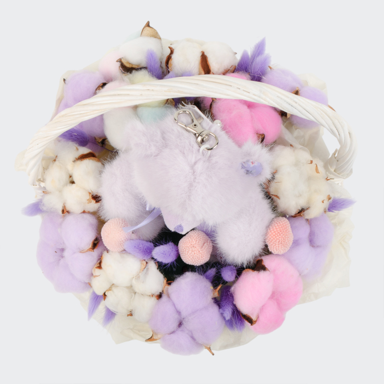 Букет в корзине Сиреневые сны