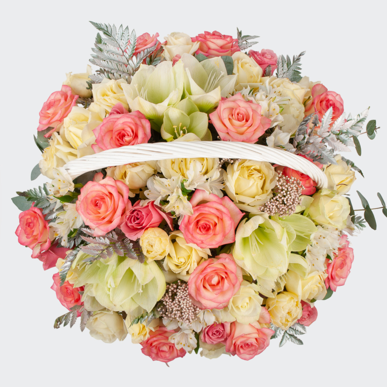 Букет в корзине Надежда на чудо