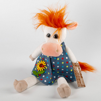 Мягкая игрушка «Коровка Глаша в платье»