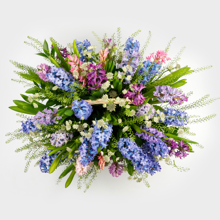 Букет с гиацинтами Восход луны
