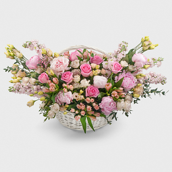 Букет в корзине Тайный сад