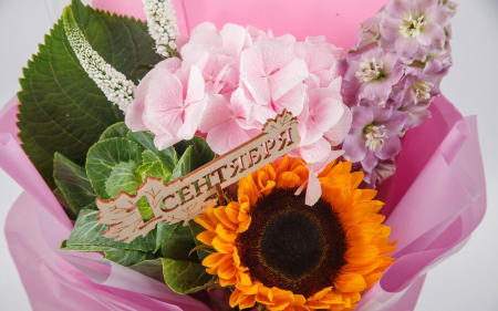 Букет Коралина идет в школу