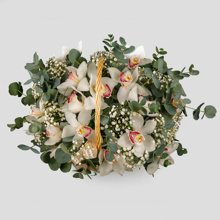 Букет в корзине Звезда родилась