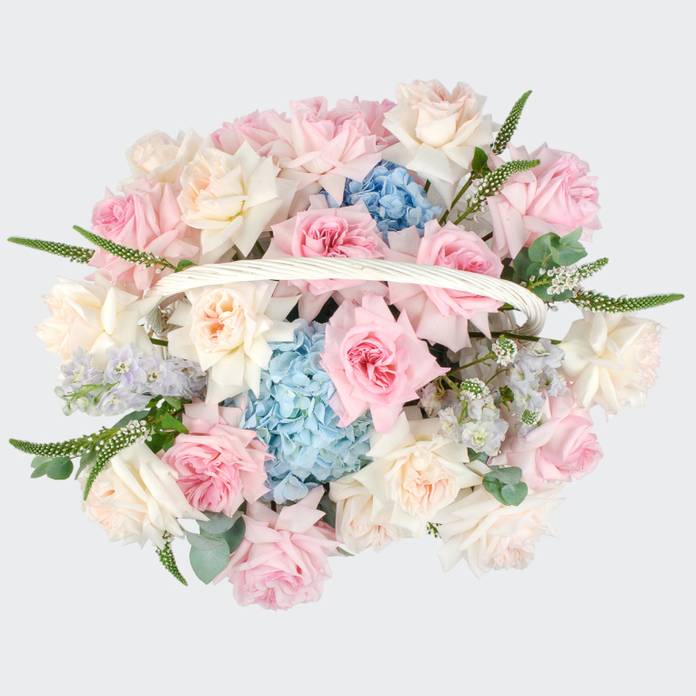 Букет в корзине Легкая улыбка