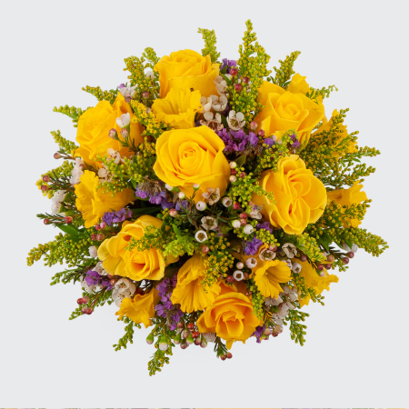 Букет в коробке Золото весны