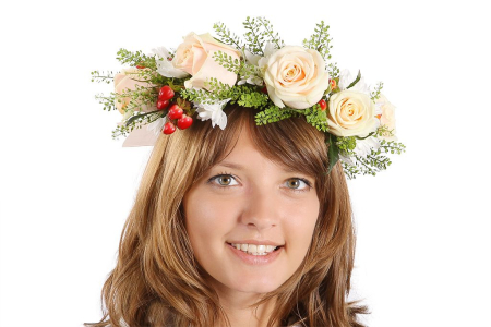 Свадебная диадема Адель