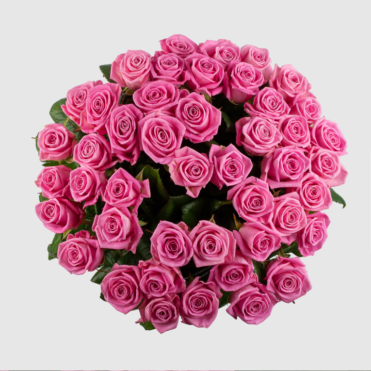 Букет из 45 роз Цвет сердца