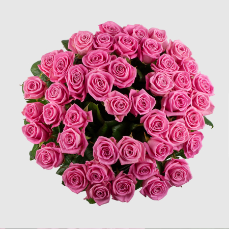 Букет из 45 роз Цвет сердца