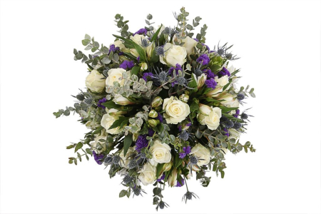 Букет Лунная долина в шляпной коробке