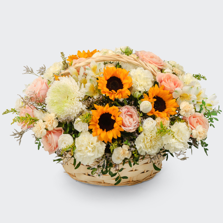 Букет в козине Утренний променад