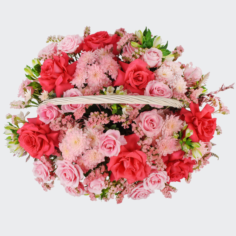 Букет в корзине Мечтаю о тебе