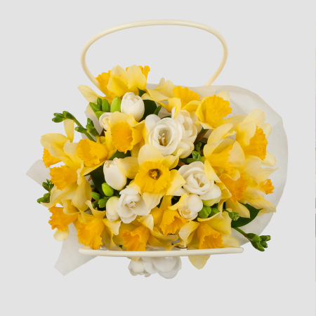 Букет в коробке Апрельское утро