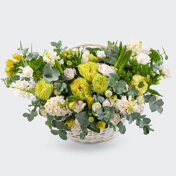 Букет в корзине Песня души