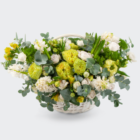 Букет в корзине Песня души