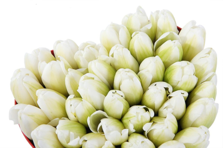 Композиция Весеннее вдохновение (мини), белая