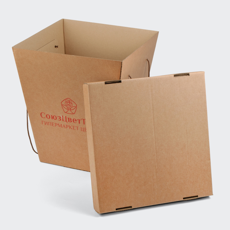 Коробка для цветов (трапеция)