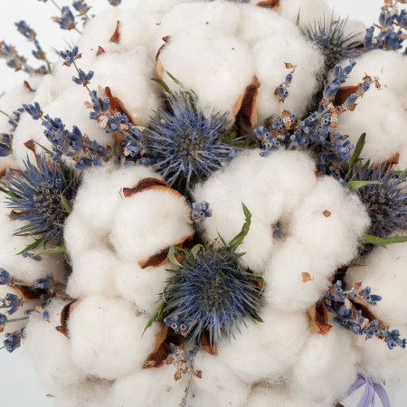 Букет в коробке Жемчуг облаков