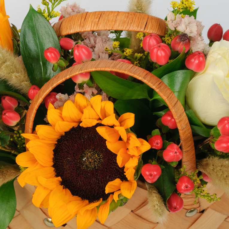 Букет в сумке Жаркий полдень