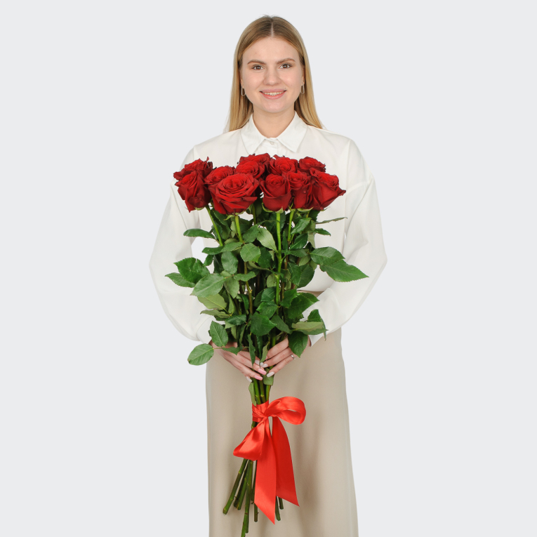 Букет 11 роза Высокие чувства