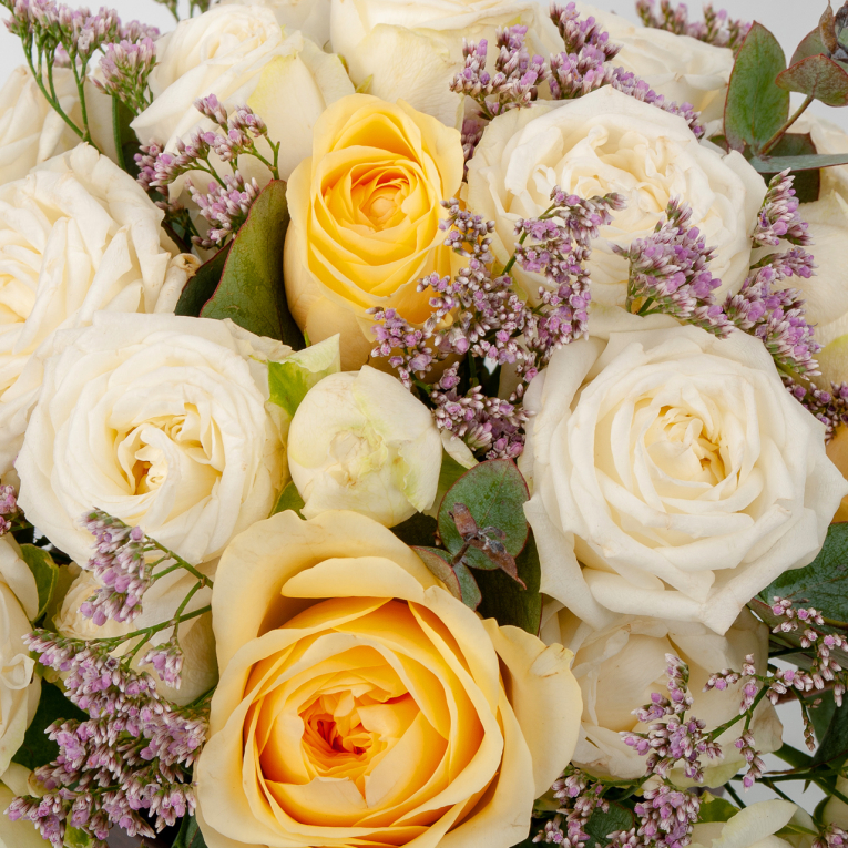 Композиция в кашпо Светлое утро